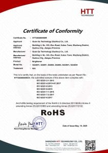 Сертификат ROHS